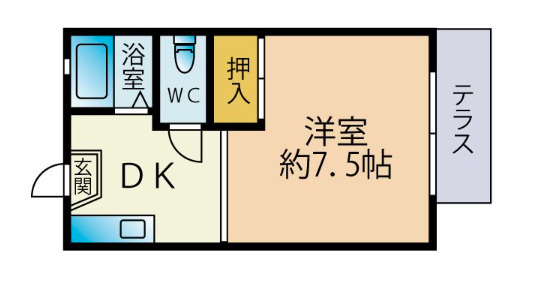 フレグランス諏訪野【キャッシュバック対象物件】の間取り