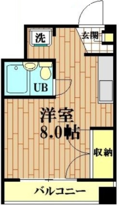 戸井田マンションの間取り|間取りです。