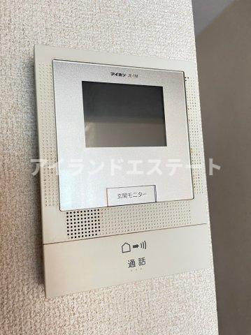 柿の木坂雅マンション　TVドアフォン　南向き　シューズボックスのセキュリティ