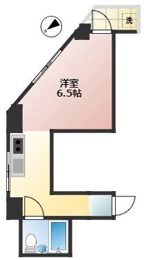 鶴屋高円寺迦葉マンション　駅近　敷金礼金0　分譲の間取り