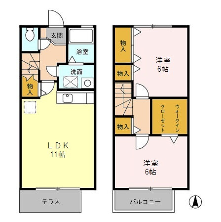 【間取り】 | プランタニエールⅡ
