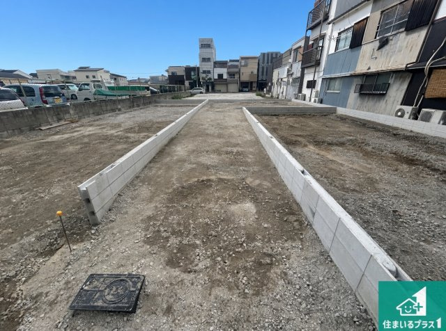 大阪市東住吉区公園南矢田　第8期　新築一戸建ての外観|現在の進捗状況です！順調に作業進行中、完成が待ち遠しいです！詳細の間取り等、お気軽にお問い合わせください！