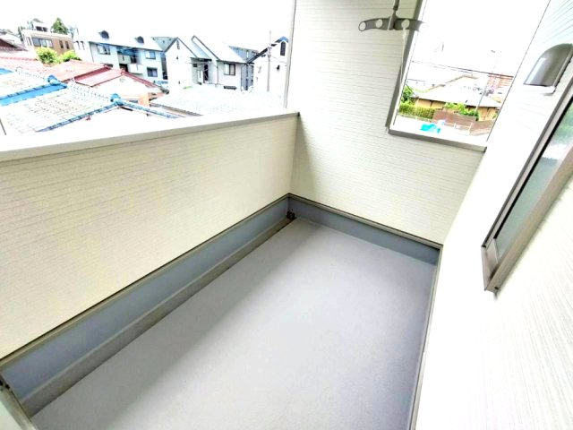 久留米市宮ノ陣新築建売住宅1号棟のバルコニー