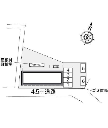 レオパレスウッドさちが丘の区画図