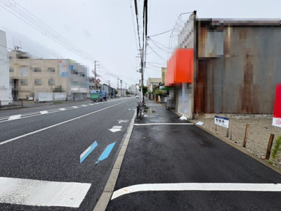 【前面道路含む現地写真】 | 一条通　建築条件付売土地 | 幹線道路沿いにある敷地なので、店舗や事務所利用の方におすすめですよ！