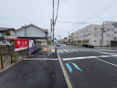 【前面道路含む現地写真】 | 一条通　建築条件付売土地 | 前面道路約２１ｍ！運転が苦手な方も安心ですね♪