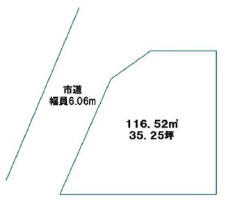 姫路市玉手１丁目の売地の土地図