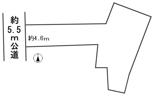 ６７４３９　岐阜市早田町３丁目土地の区画図