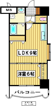 【間取り】 | ロイヤル天神東