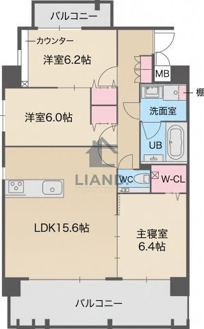 ラフィーネ鳥飼　南当仁小学校区の間取り|ラフィーネ鳥飼