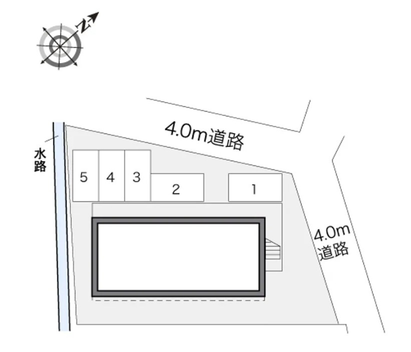 レオパレスガーデニア  の区画図
