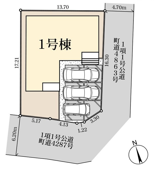 Livele Garden.S　寄居町第3の区画図|図面と現況が異なる場合、現況を優先とします。