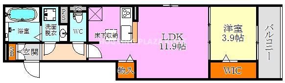 LaMaison大池町の間取り
