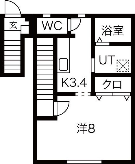 清水館Iの間取り