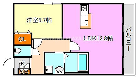 潮見台コートの間取り
