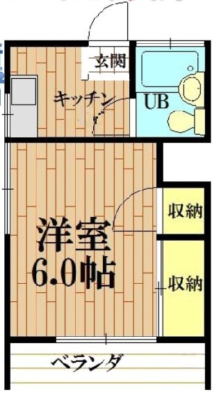 椿ハイムの間取り|間取りです。