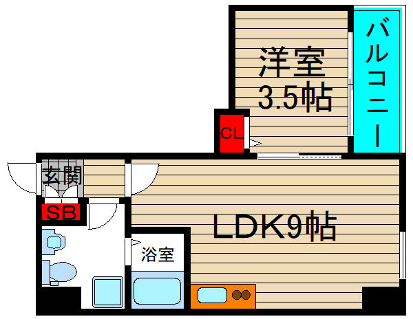 JESUS SQUARE 日本橋の間取り