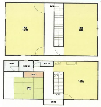 姫路市城見台３丁目の中古一戸建の間取り