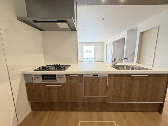 玉手　新築一戸建てのキッチン