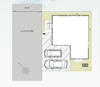 坂戸市千代田売地の土地図