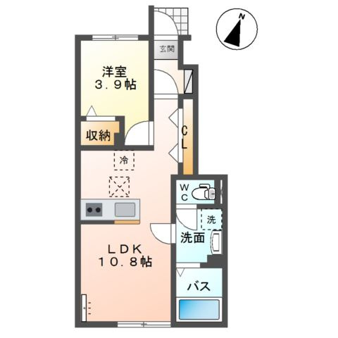 【新築】サンフィット　エムスリーの間取り