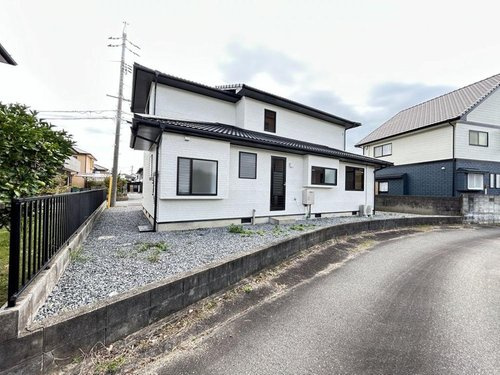 東岐波リフォーム済み物件の前面道路含む現地写真
