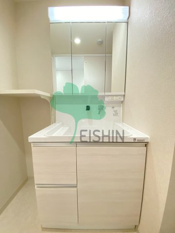 ル・マージュ博多の洗面所|シンプルで使いやすい洗面台です！