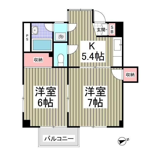 ニューパレス馬橋の間取り