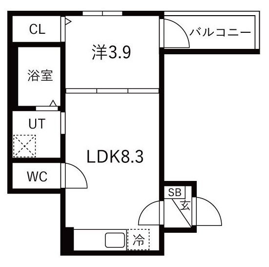 F asecia copperの間取り