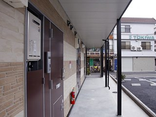 レオパレス南田辺のその他|玄関側