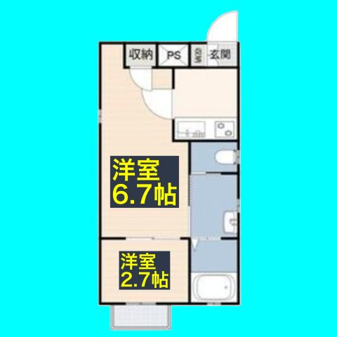 la maison de bonheurの間取り