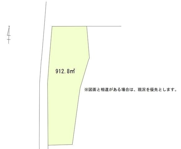 比企郡滑川町羽尾　売地の土地図