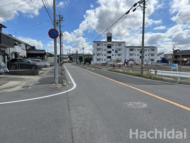 高浜第43呉竹町　新築戸建＜8号棟＞の前面道路含む現地写真