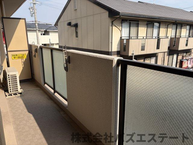 プレステージ姫路Ⅱのバルコニー
