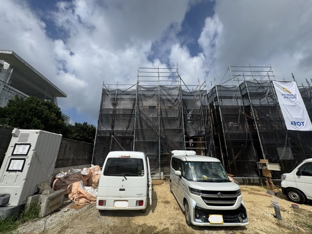 うるま市勝連南風原2期（全3棟）1号棟の外観|※2026.9.7撮影♪