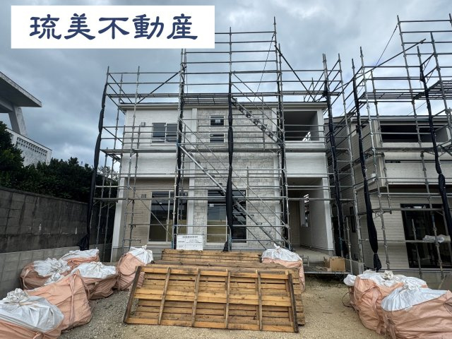 うるま市勝連南風原2期（全3棟）1号棟の外観|※2026.10.8撮影♪