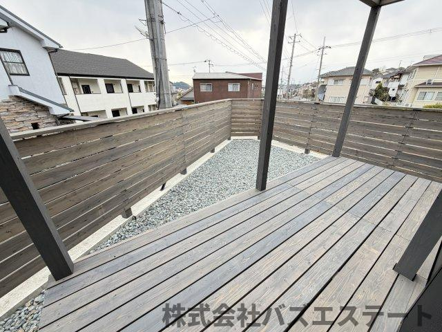 北新在家　中古一戸建てのバルコニー