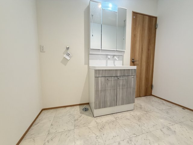 南八代町　新築一戸建ての洗面所