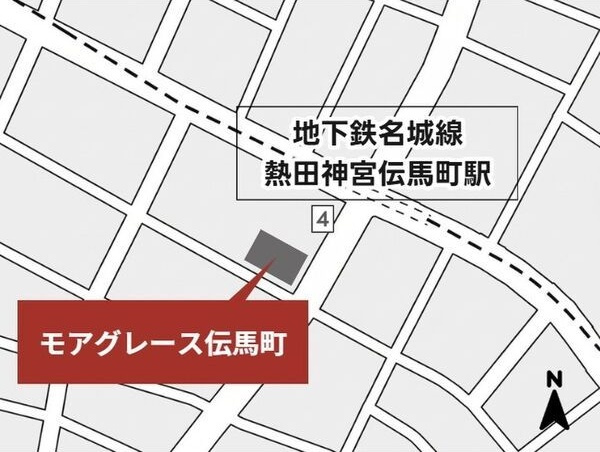 モアグレース伝馬町の地図