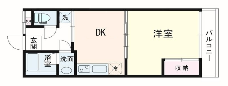 TKハイムの間取り|間取りです。