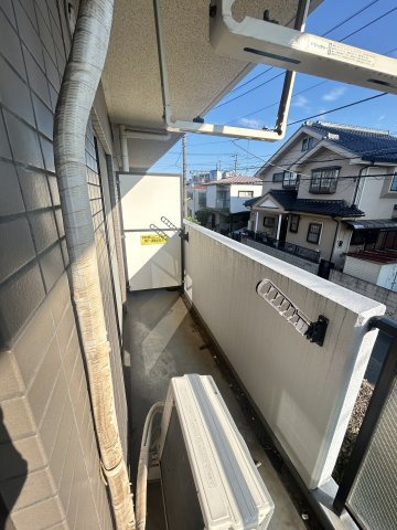 リヴェール滝山のバルコニー