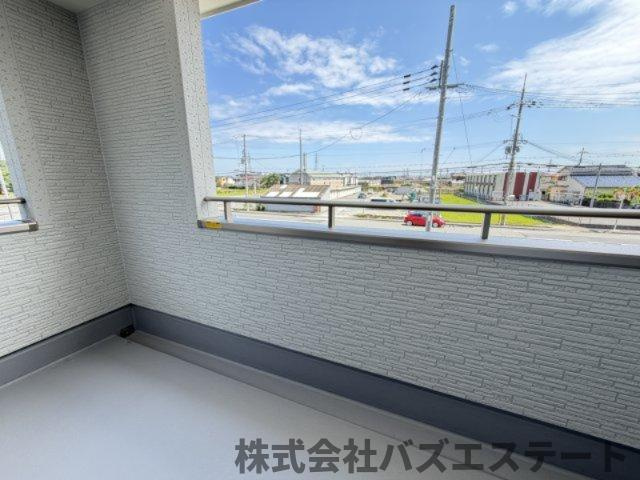 勝原区山戸　新築一戸建てのバルコニー