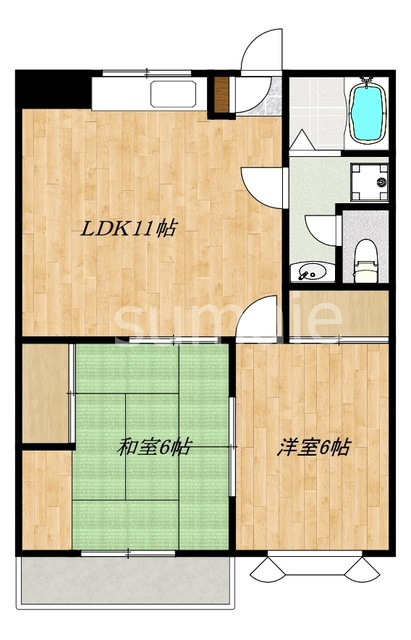 ハイツトミの間取り|間取り