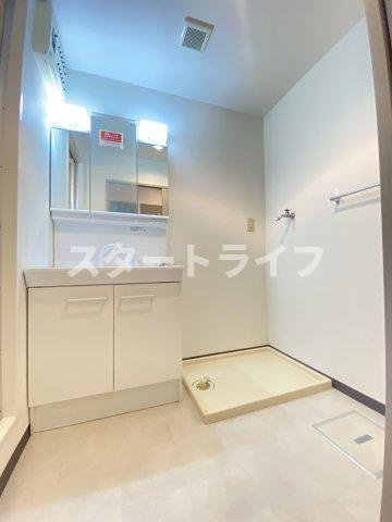 大阪市淀川区西三国２丁目の賃貸マンションの洗面所