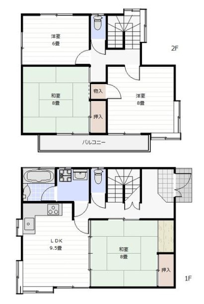 【中古戸建】高崎市棟高町の間取り|■間取り図｜敷地面積：183.91（約55.63坪）　建物面積：101.02（約30.55坪）