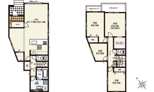 上尾市　二ツ宮　9期　新築一戸建て　01