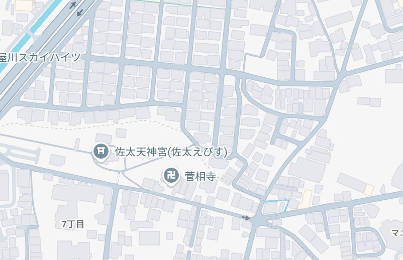 ■寝屋川市仁和寺本町　新築一戸建ての地図