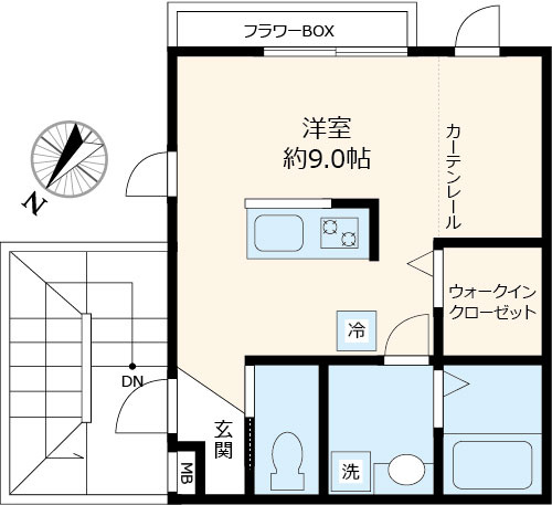 HERB GARDEN HOUSEの間取り