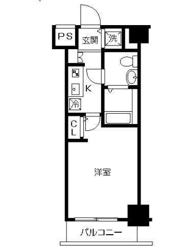 スカイコート中村橋第2の間取り|間取りです。