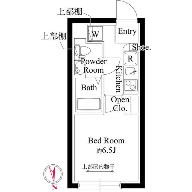 プランドール市川の間取り